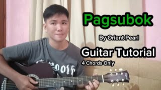 PAGSUBOK orient pearl guitar tutorial  for beginner [upl. by Laynad]