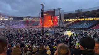 Liam Gallagher  champagne supernova live at Hampden stadium Glasgow 27062022 [upl. by Ynnahc794]