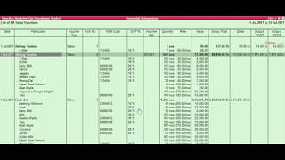 TallyERP 9  Show HSN Code amp GST  in Columnar Registers [upl. by Evelinn]