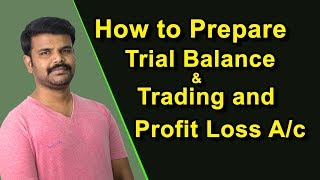 How to Prepare Trial Balance and Trading amp Profit Loss Account in Tamil  தமிழ் அகாடமி [upl. by Eimaraj]