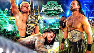 WrestleMania 40 NIGHT 2 WINNERS amp HIGHLIGHTS Roman Reigns Vs Cody Rhodes Drew McIntyre World CHAMP [upl. by Anamor]