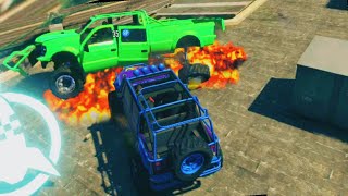 BUMPER EXPLOSION CARS GTA 5 Funny Moments [upl. by Hamas]