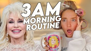 I tried dolly partons 3am morning routine insane [upl. by Kcirted836]