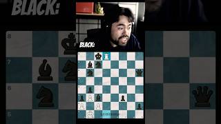 BRILLIANT STALEMATE 💎 chess hikarunakamura stalemate [upl. by Bonnice757]