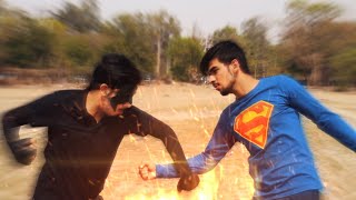 SuperMan Vs Krrish The Epic Fight Battle [upl. by Powers]