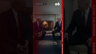 Presidentelect Donald Trump sits down with President Joe Biden [upl. by Adelind274]