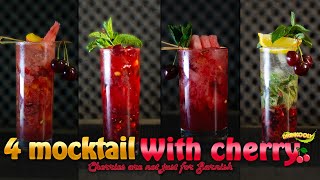 4 Cherry Mocktails to WOW Your Friends [upl. by Merrow100]