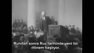 Vladimir Lenin  1917 Konuşması  Türkçe Altyazılı [upl. by Nimad]