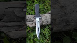 Knife making  The infantry combat knife kabar blade diy leatherstack handmade unique N690 [upl. by Lenhard]