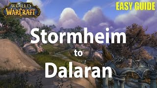 How to get from Stormheim to Dalaran using the portal [upl. by Cheffetz815]