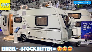 Ein super Caravan  Grundriss für Familien I Fendt Bianco 550 KMG I CMT 2024 Wohnwagen  Vorstellung [upl. by Naejeillib]