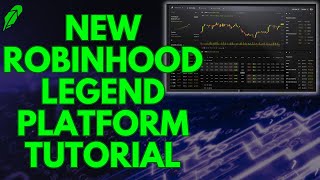 ROBINHOOD LEGEND IS HERE  NEW ROBINHOOD PLATFORM TUTORIAL [upl. by Gnak]