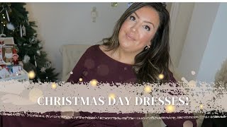 CURVY PLUS SIZE CHRISTMAS DRESSES SIZE 1416 TRY ON  NOBODYS CHILD DRESSES [upl. by Ynnav]