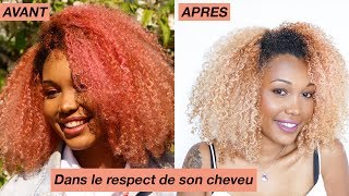 Comment faire dégorger sa couleur en gardant des cheveux sains  ⎜ThePrettyUsMU [upl. by Drofxer]