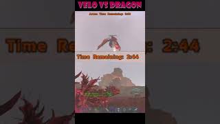 Velonasaur vs Dragon  Ark Survival Evolved [upl. by Janette]