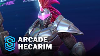 Arcade Hecarim Wild Rift Skin Spotlight [upl. by Nedle825]