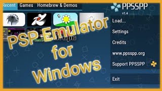 How to play PSP games on computer Install PSP Emulator PPSSPP on Windows [upl. by Calvinna838]