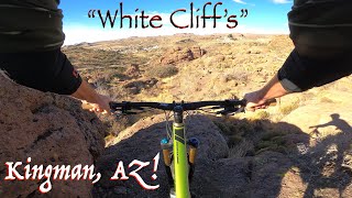 MTB in Kingman AZs quotWhite Cliffsquot Blew my Mind with unique terrain tech History amp alt lines [upl. by Sapowith]