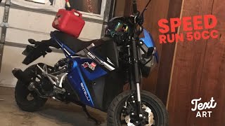 50cc Bintelli Beast speed run 2 parts [upl. by Oedama]