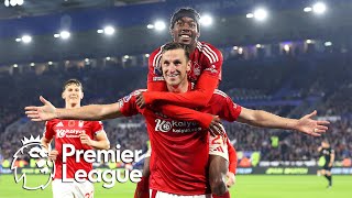 Chris Wood leads Nottingham Forest past Leicester City  Premier League Update  NBC Sports [upl. by Thgiwd]