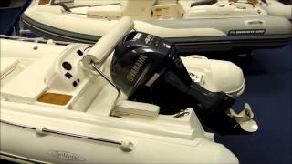 Cabrio 360 CH Convertible Tender RIB with electronically folding transom [upl. by Odlaw629]