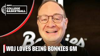 🚨 WOJ JOINS 🚨 Why Adrian Wojnarowski loves being the St Bonaventure GM 🙌  College Basketball Live [upl. by Magree763]