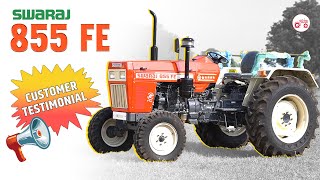 Swaraj 855 FE 2022 Model  55 HP Tractor  swaraj 855 FE Price  Review  Features [upl. by Hollister]