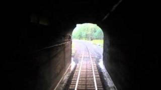 Train Ride through the New Cascade Tunnel at Stevens Pass Washington [upl. by Heidie833]