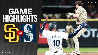 Padres vs Mariners Game Highlights 91124  MLB Highlights [upl. by Charo]