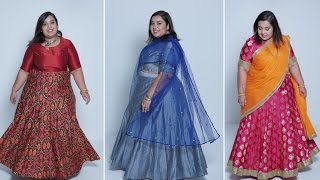 How To Style Lehengas  Plus Size Fashion Series by Prerna Adsul [upl. by Iramat42]