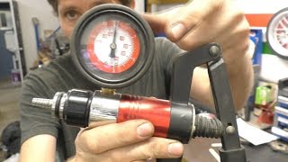 Pressure testing an outboard gearbox [upl. by Eusassilem917]