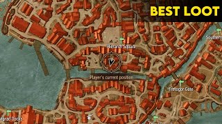 Easiest and the Best Loot You Can Find in the Middle of the City in Novigrad  Witcher 3 [upl. by Arak]