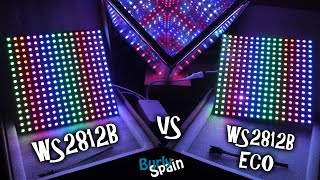 Comparativa de leds direccionables WS2812B vs quotECOquot [upl. by Elleina]