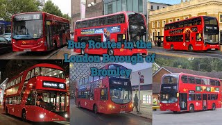 Bus Routes in the London Borough of Bromley [upl. by Haughay]