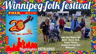 Winnipeg Folk Festival highlights 1979 1993 [upl. by Acirdna]