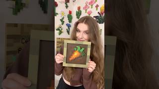 Making a minecraft ITEM FRAME IRL 🎨 [upl. by Zenda673]