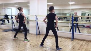 Anna Shcherbakova and Alexandra Trusova dance training [upl. by Enneite987]