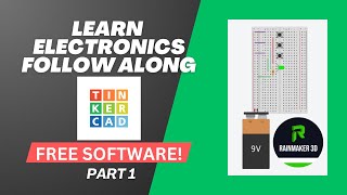 Tinkercad Circuits The Ultimate Beginners Electronics Course Free Software [upl. by Suchta712]