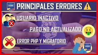 Como RESOLVER los principales ⚠️ ERRORES del SAIME 【✔️ SOLUCIÓN】 [upl. by Nilahs469]