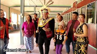 SELAMAT HARI GAWAI  CASSIDY NYANDANG MTV KARAOKE [upl. by Ettesus]