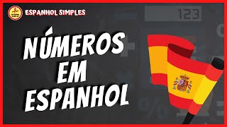 Números em Espanhol  Los Numerales [upl. by Xilef488]