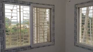 upvc sliding window 25 track Glass amp net titilagarh [upl. by Layol]