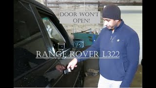 RANGE ROVER L322 Door Panel removal to investigate why door not opening [upl. by Prichard]