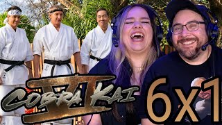 Cobra Kai 6x1 REACTION  Season 6 Episode 1  “Peacetime in the Valley” [upl. by Peadar700]