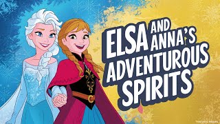 Bedtime Story  Elsa and Annas Adventurous Spirits  Frozen Stories  Read Aloud Story [upl. by Baalbeer915]