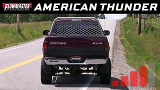 199401 Dodge Ram 1500 52L 59L  American Thunder Catback Exhaust 817429 [upl. by Anais403]