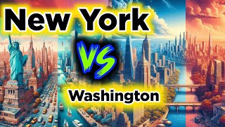 New York vs Washington DC Comparison  City comparison [upl. by Starinsky406]