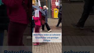 LiegendDemo für MECFS Erkrankte in Heidelberg [upl. by Aileda]