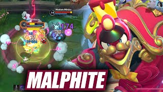 GARDEN PARTY MALPHITE GAMEPLAY  THIS SKIN IS BEAUTIFUL [upl. by Aslam]