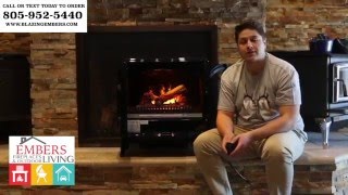 Dimplex OptiMyst free standing electric stove product review [upl. by Annice]